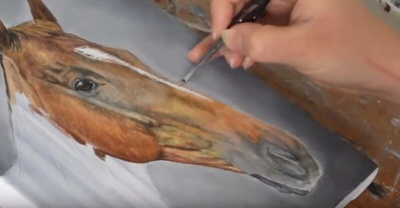 How to Paint a Realistic Horse Like an Artist - Studio Wildlife