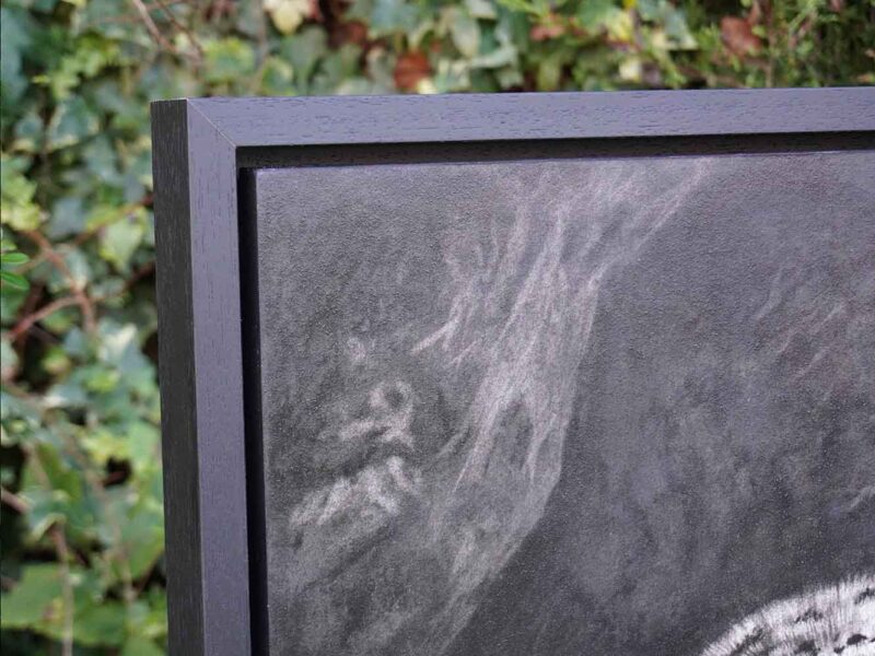 'Five More Minutes' Original Charcoal Drawing