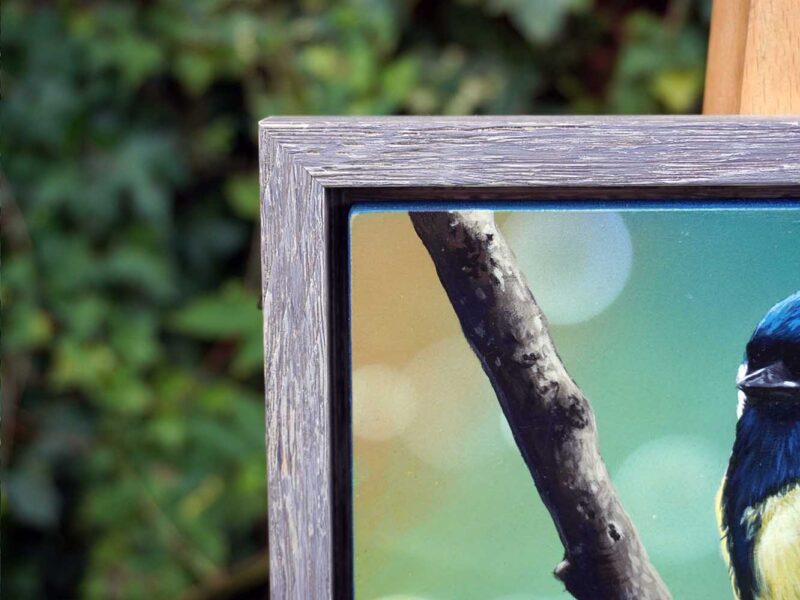 'Great Tit' Acrylic Painting