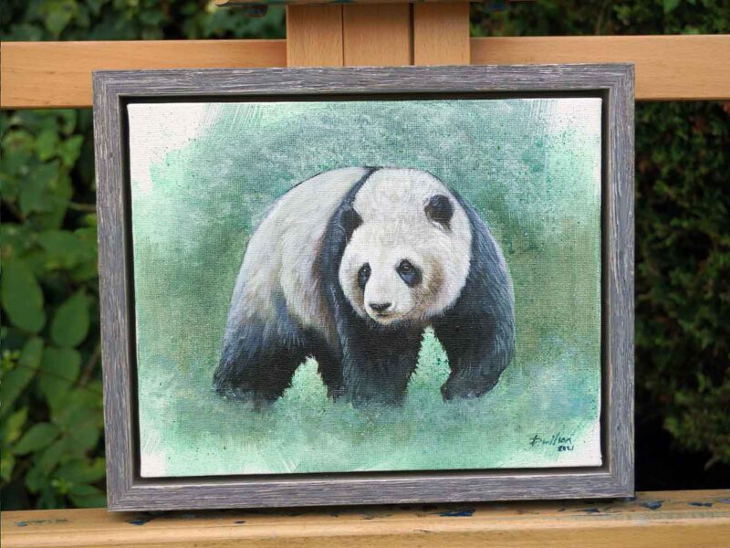 'Panda' Acrylic Painting