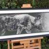 'Walk on the Wild Side' Original Charcoal Drawing