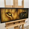 'Eyes Aglow' Original Acrylic & Resin Painting
