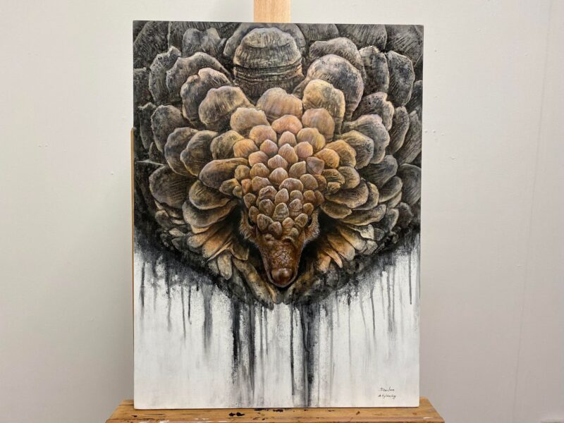 'Emergence' Original Charcoal & Acrylic