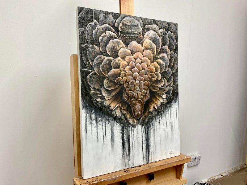 pang 2 'Emergence' Original Charcoal & Acrylic