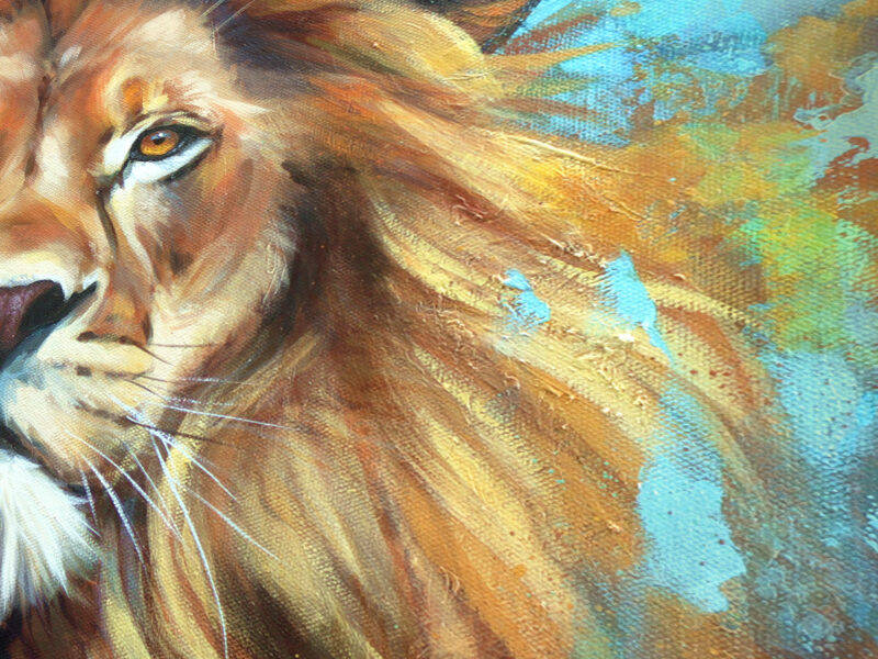 'Royal Aura' Original Acrylic Painting