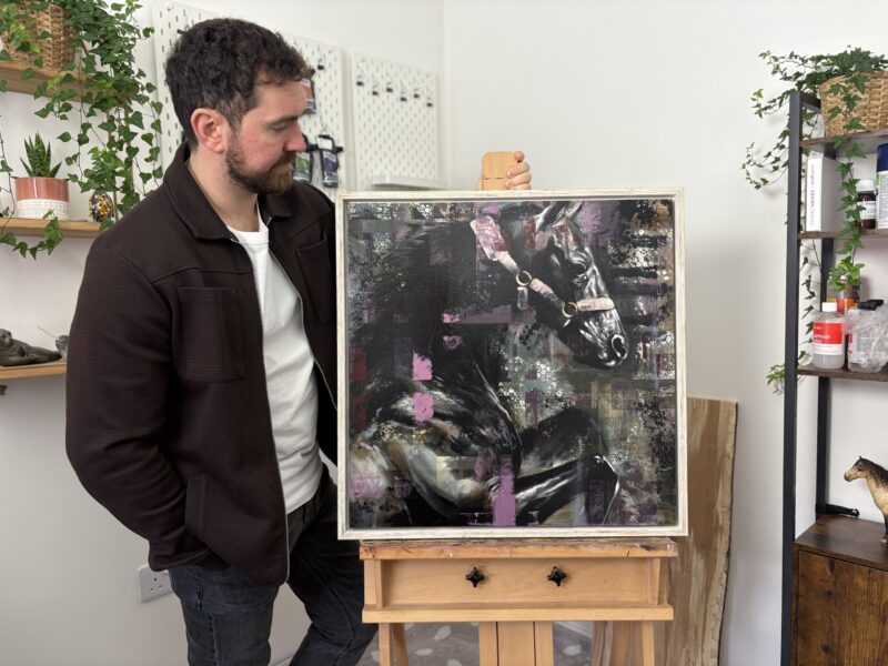 'Rosen Rush' Original Acrylic Painting