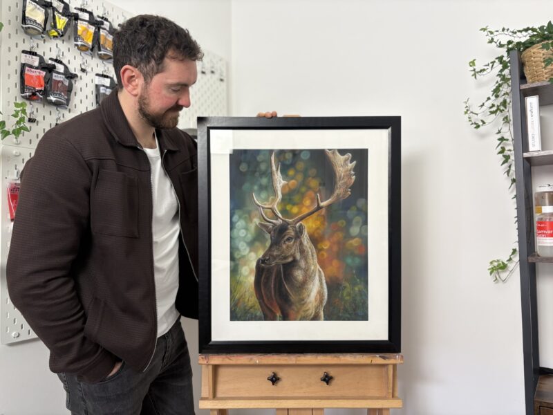 'Colours of the Forest' Original Pastel Painting