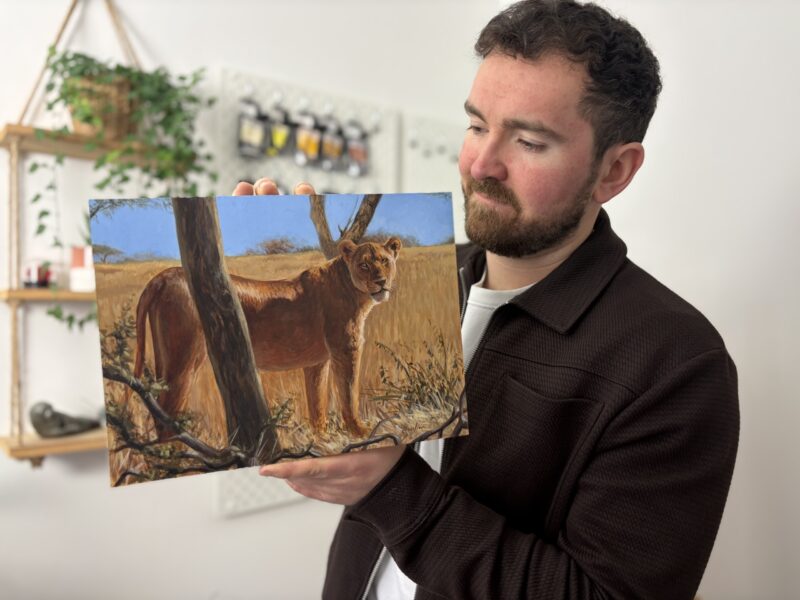 'Lonely Queen' Original Acrylic Painting