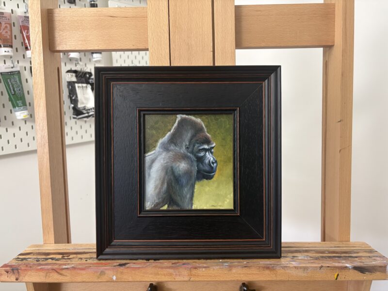 'Weight of Thought' Original Oil Painting