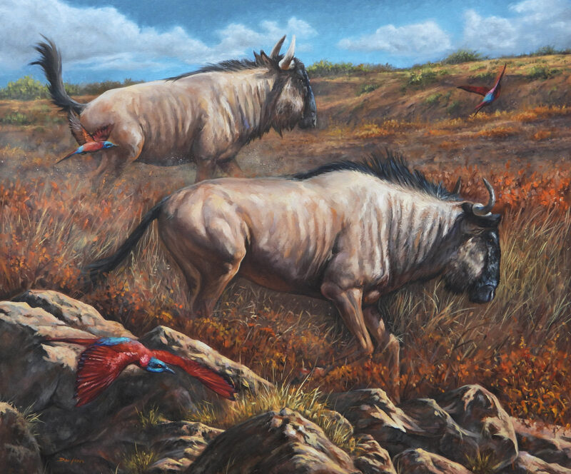 In Full Flight 'In Full Flight' Original Oil Painting