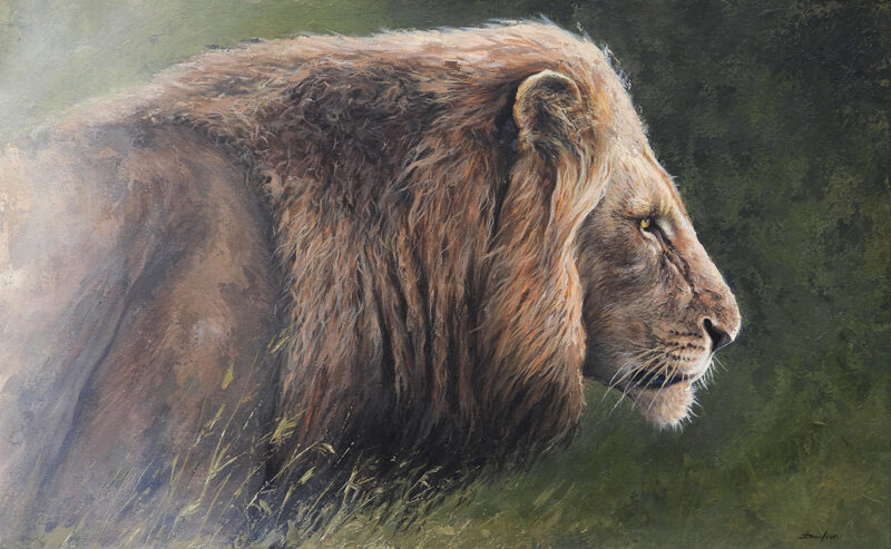 The forgotten King 'The Forgotten King' Original Acrylic Painting