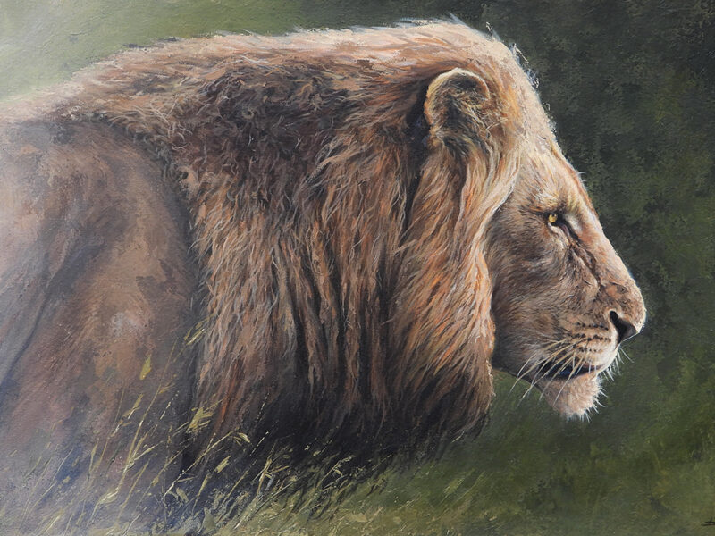 The forgotten King 'The Forgotten King' Original Acrylic Painting