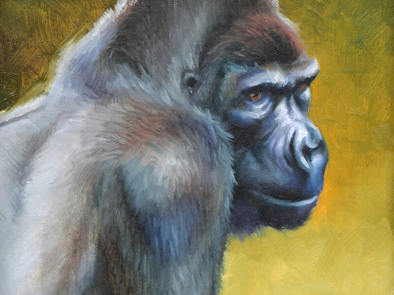 Weight of Thought 'Weight of Thought' Original Oil Painting