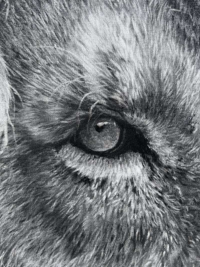 IMG_7564 'The Grey' Original Charcoal Painting