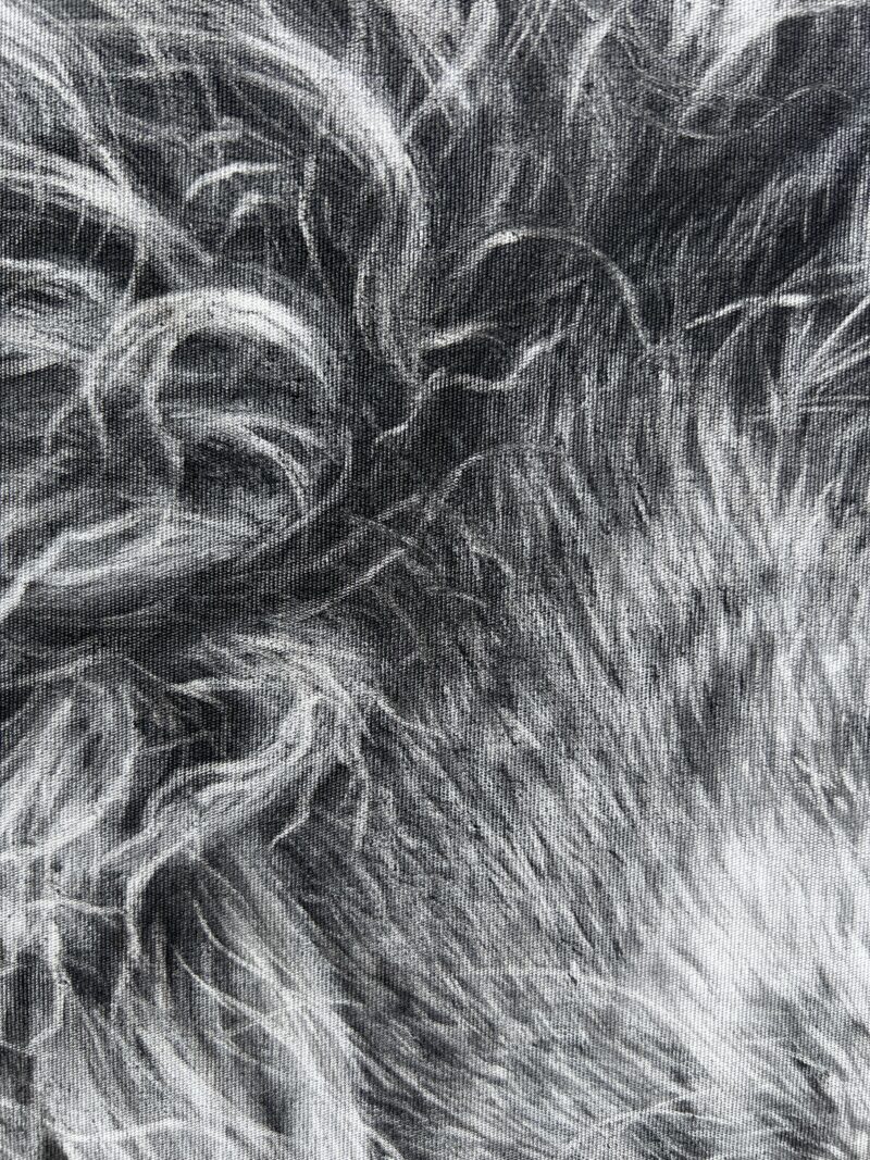 IMG_7566 'The Grey' Original Charcoal Painting
