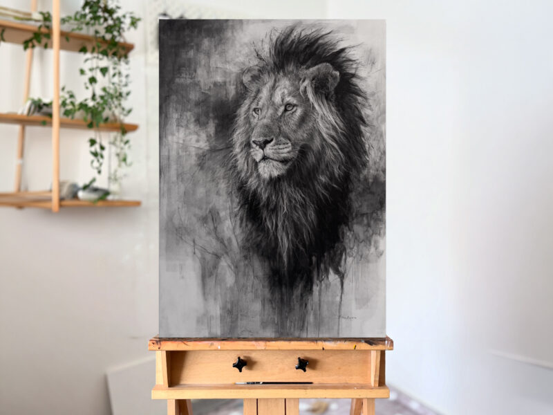 'Endure' Original Charcoal Painting